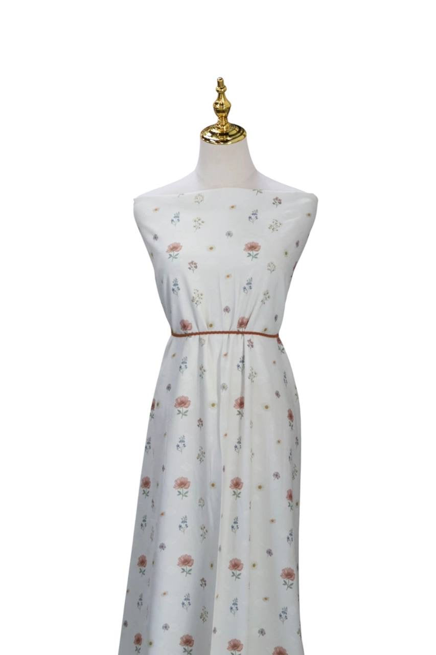 Exclusive Diamond Swiss Dot Cream Cottage Primrose by the Half Yard