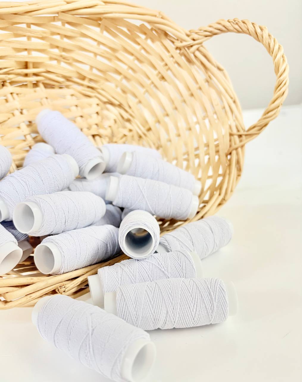Thread elastic by the roll