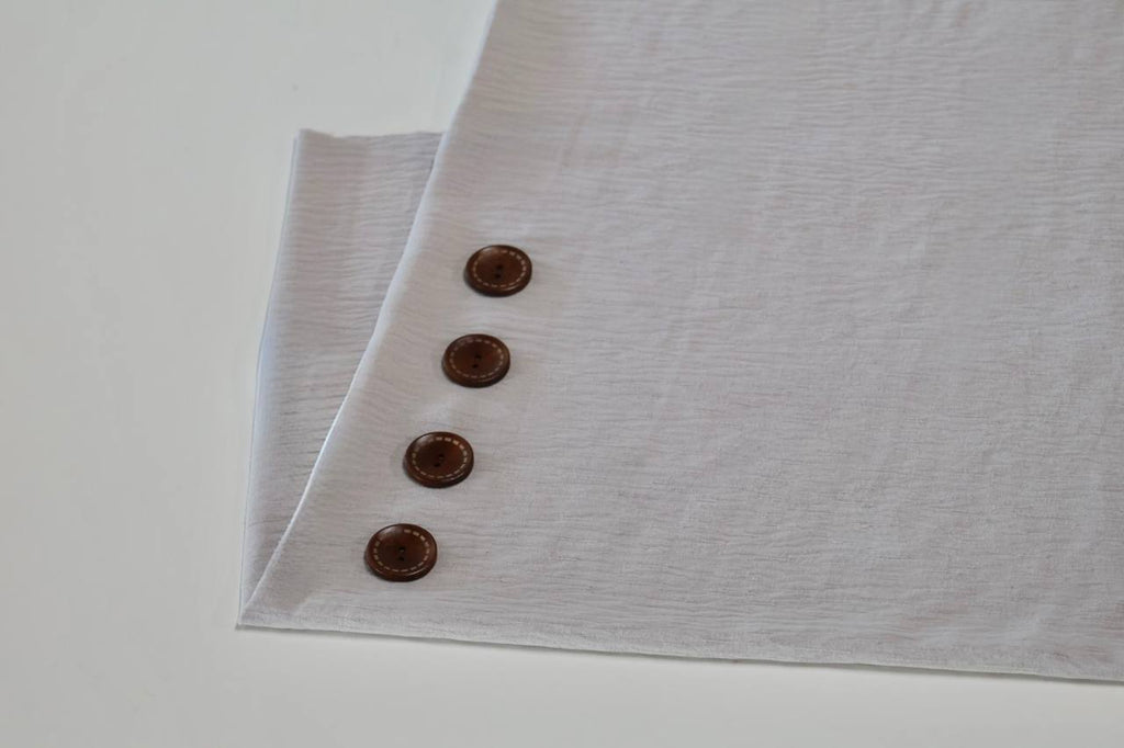 “Bone” Poly Fine Line by the Half Yard