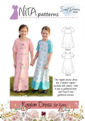 Nita “Raglan” Girls dress pattern