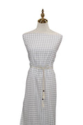 Double Gauze Cotton Smoky Gingham by the half yard
