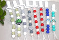 Handmade silicone pacifier clips