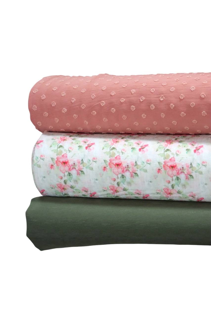 Circle Swiss Dot “Laurie” Polyester by the Half Yard