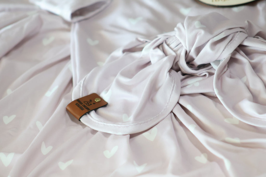 Blush Heart  Double brushed Handmade Knotted Gown