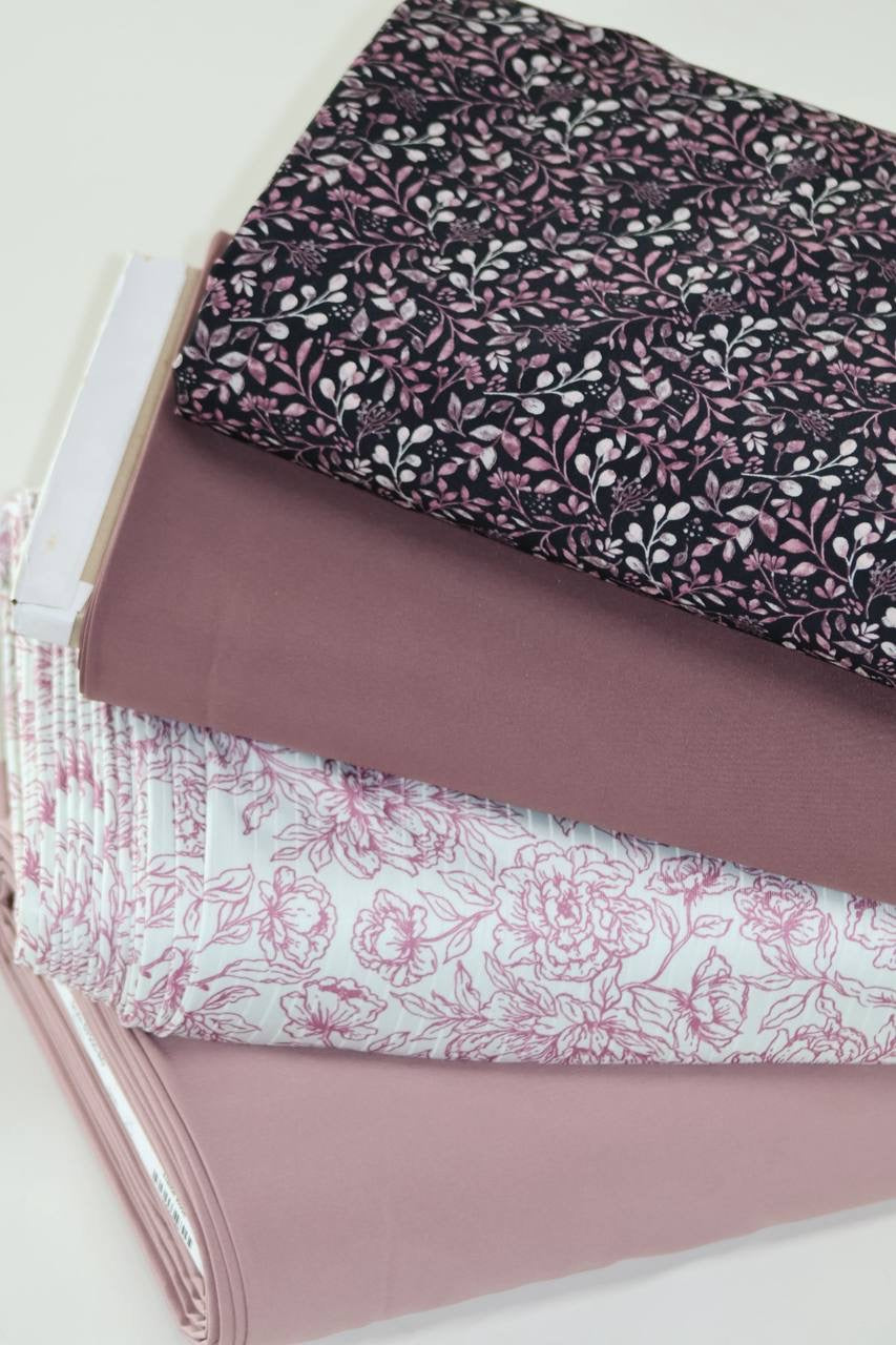Tropical Breeze Poly Koshibo Mauve by the Half Yard