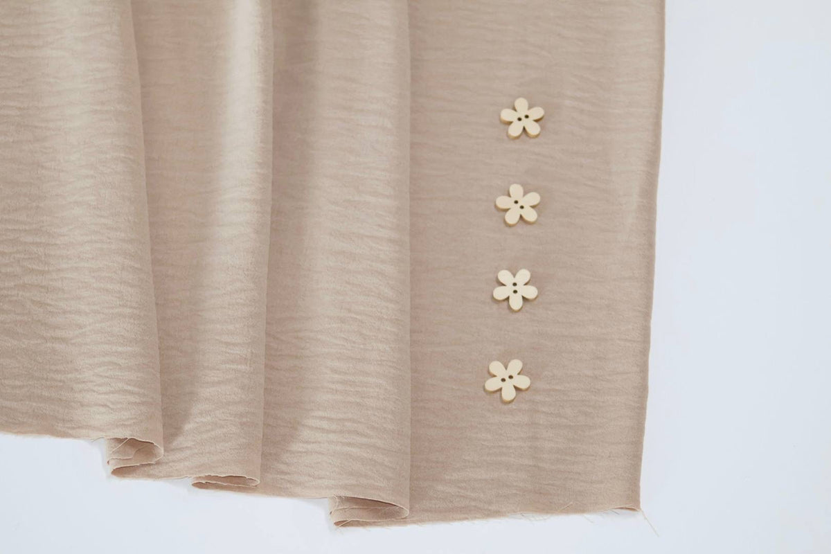 Sand Betty polyester by the half yard