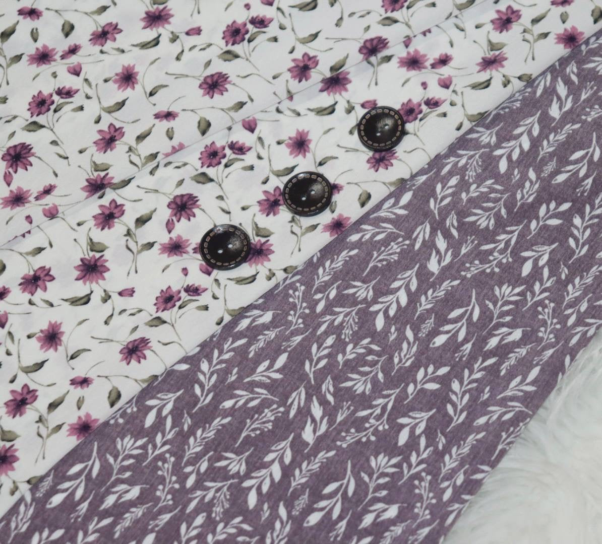 Poly Yoryu  “Grape” by the half yard