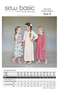 Sew basic girls knit dress patterns