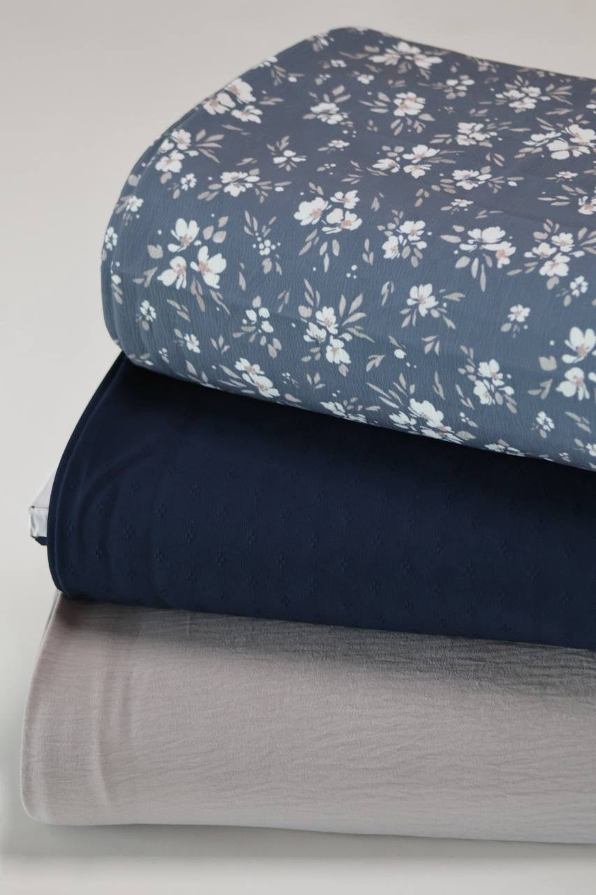Exclusive Pineskin Dusty blue painted cosmos by the Half Yard