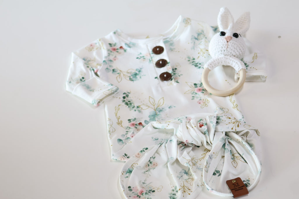 Eucalyptus DTY Handmade Knotted Gown