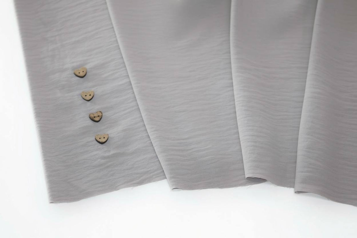 Silver Betty polyester by the half yard