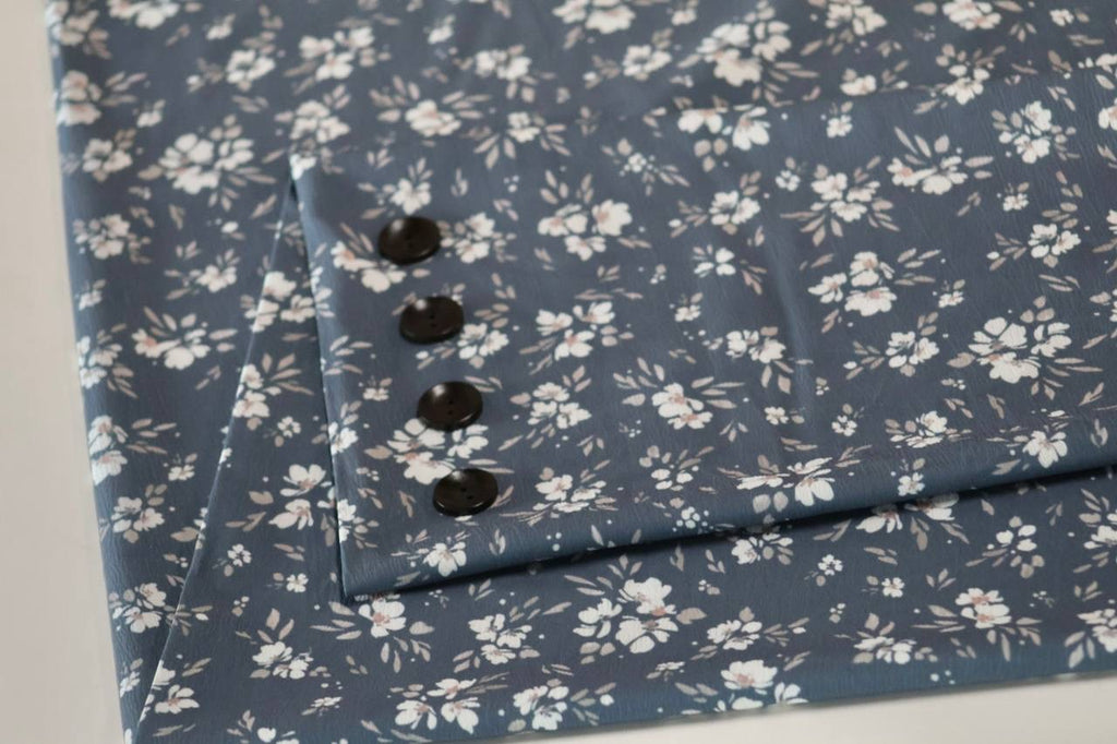 Exclusive Pineskin Dusty blue painted cosmos by the Half Yard