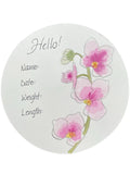Hand Drawn Birth Stat “Orchid”