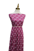 Exclusive Double Brushed Poly Berry Kiss Whimsical Bows by the Half Yard