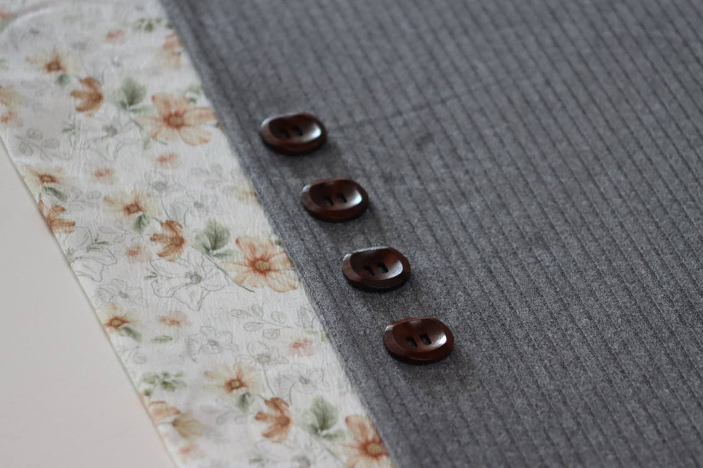 Solid Brushed Rib Knit by the half yard