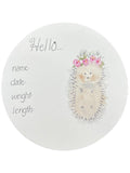 Hand Drawn Birth Stat “Pink Porcupine”