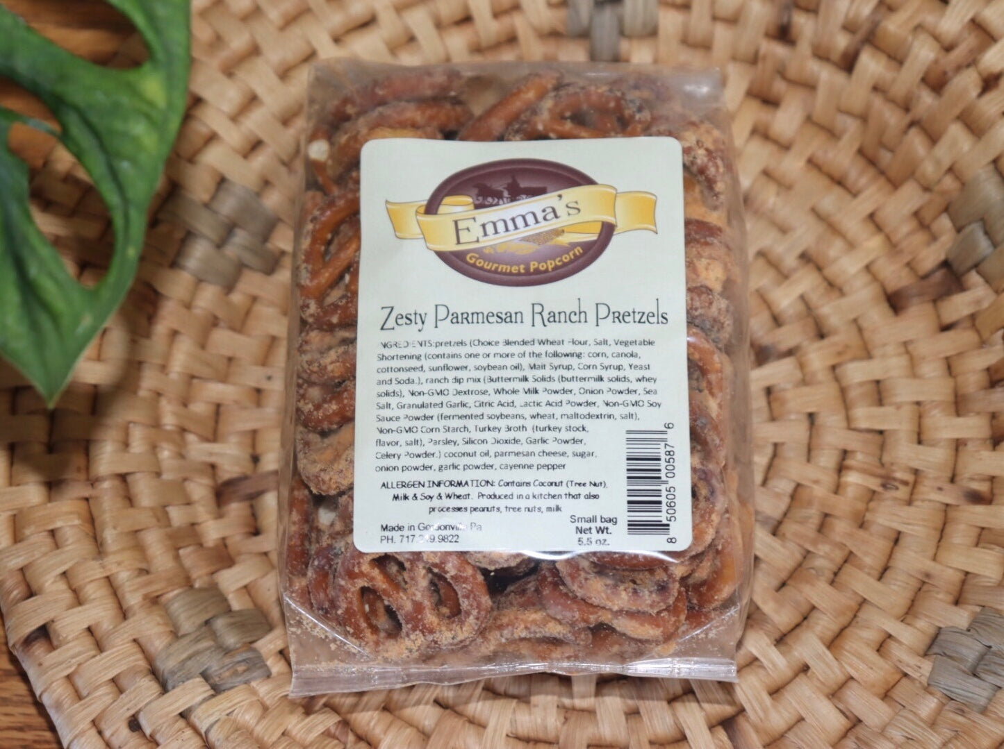 Emma’s Gourmet Zesty Parmesan Ranch Pretzels