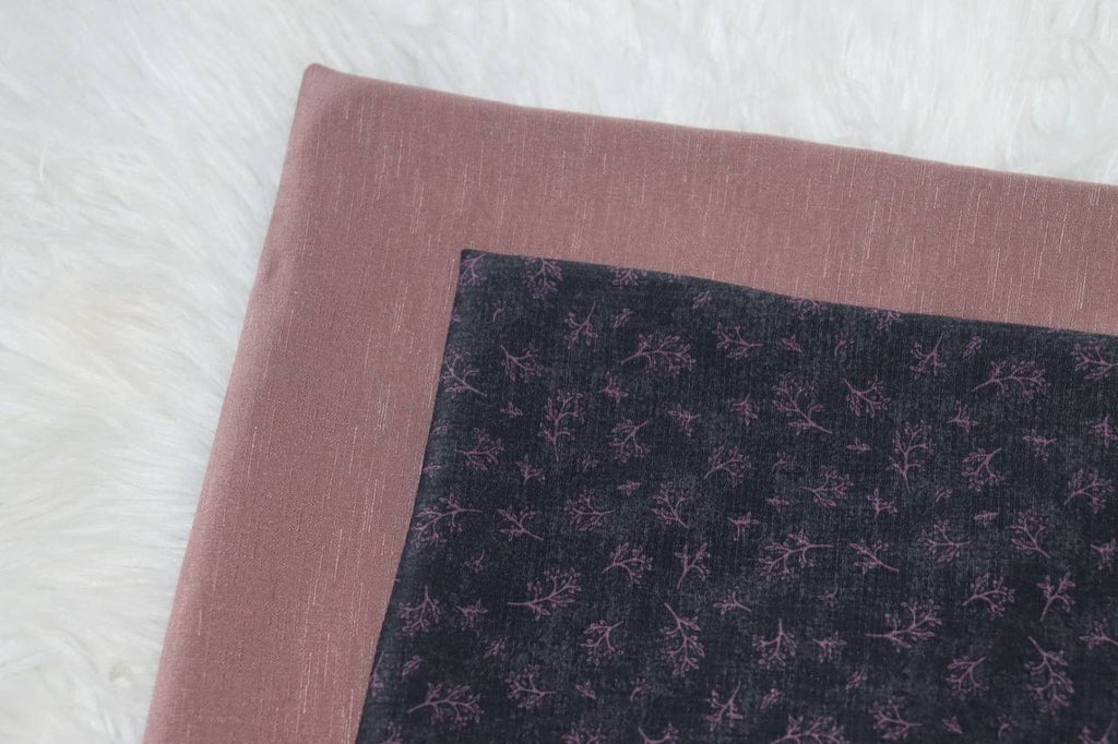 Poly Linen crêpe “Wine” by the half yard