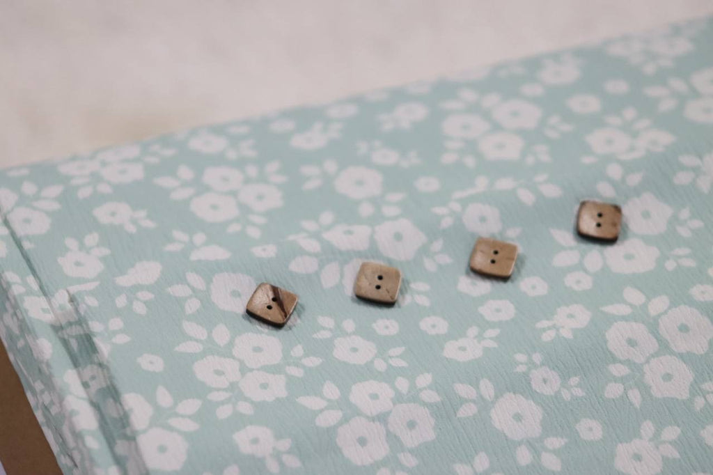 Pineskin Mint Petals by the Half Yard