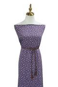 Poly Linen crêpe “Plum” by the half yard