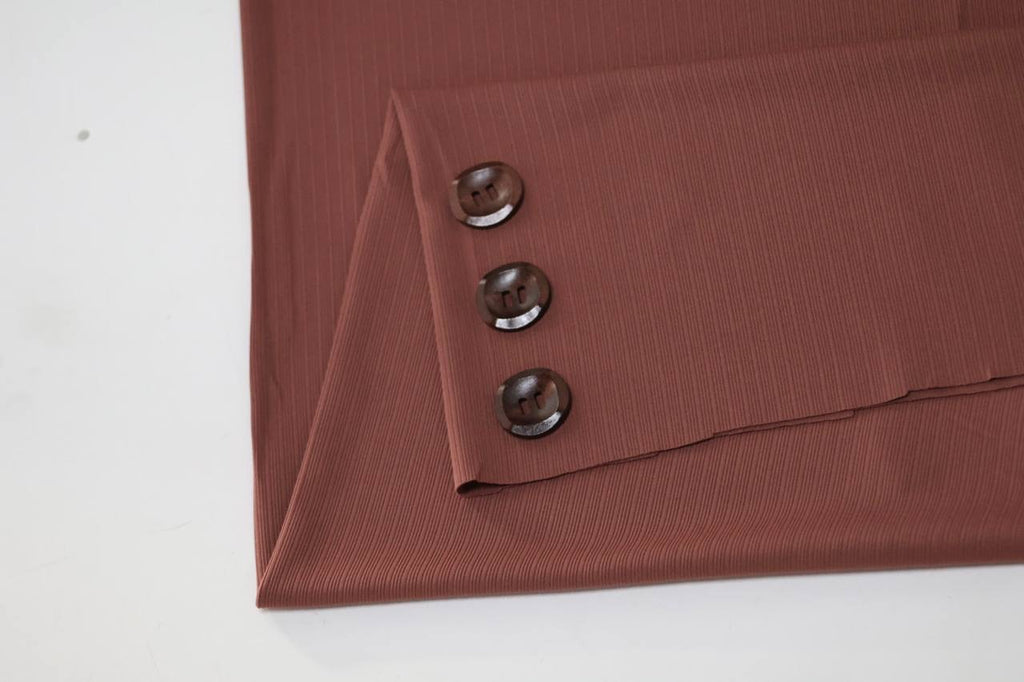 “Rust” Ideal Rib Knit by the half yard