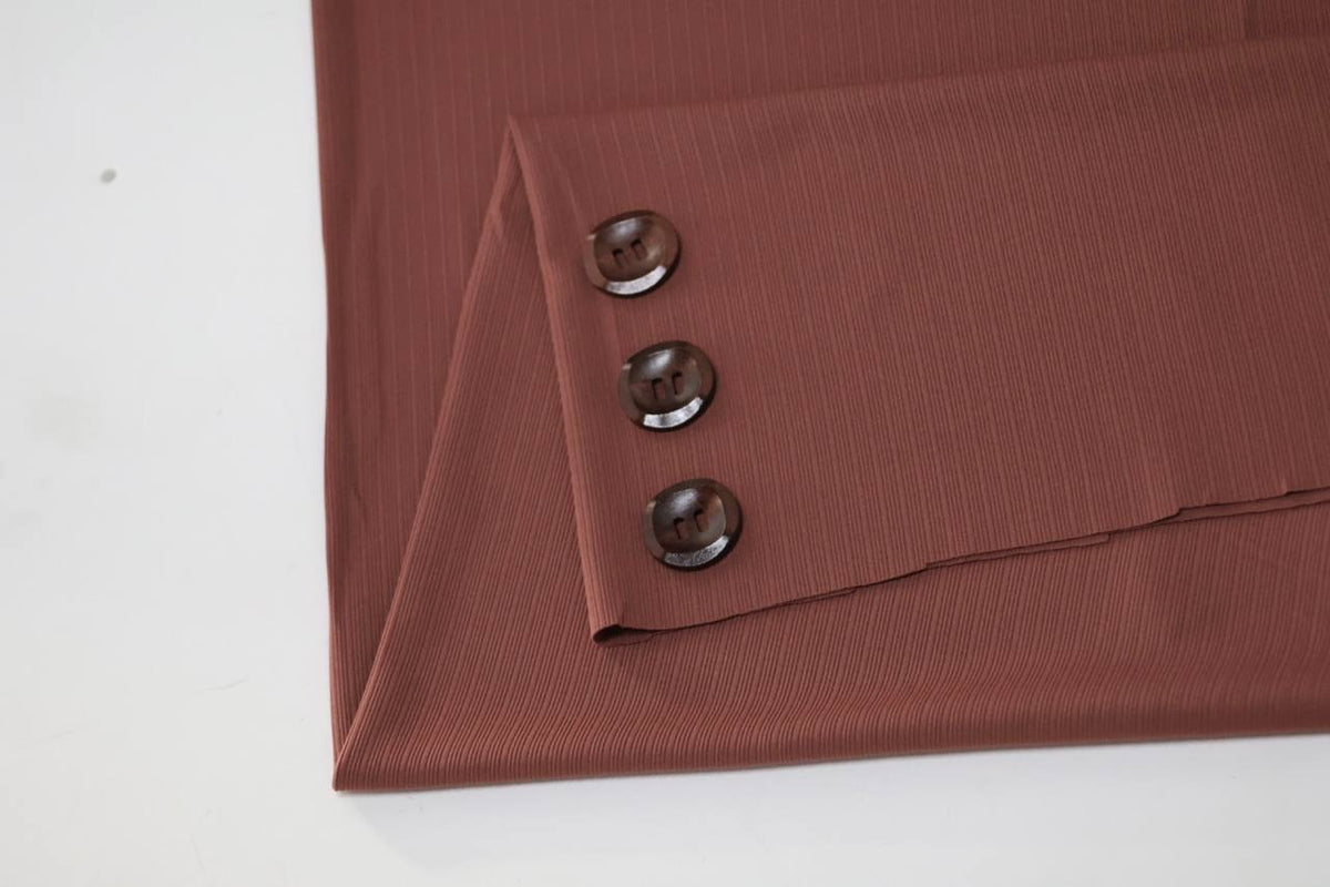 “Rust” Ideal Rib Knit by the half yard