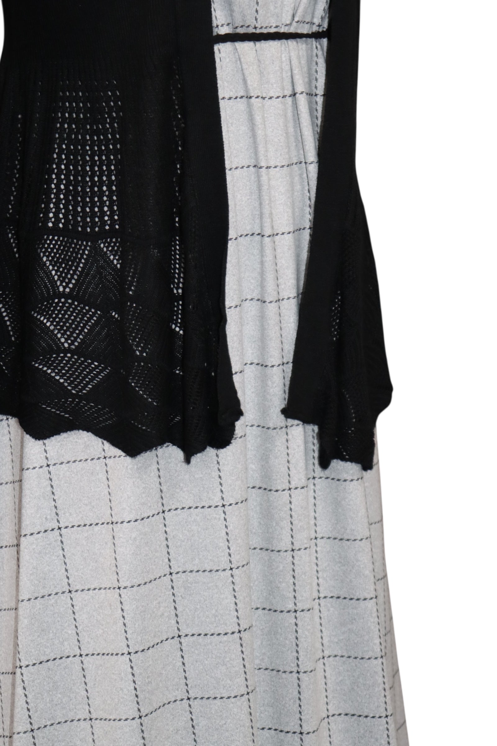 Double Brushed Grey Plaid by the half yard