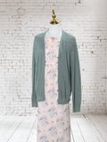 Peachy Boho floral by the half yard                                                                               Feather Poly or Diamond Swiss Dot