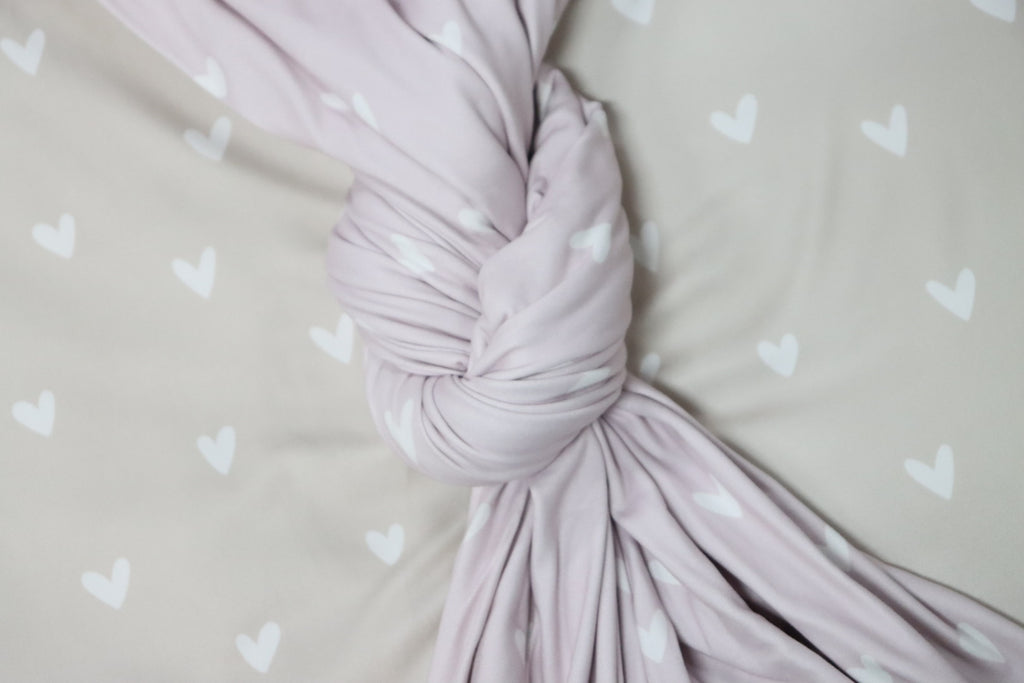 Double Brushed Hearts by the half yard