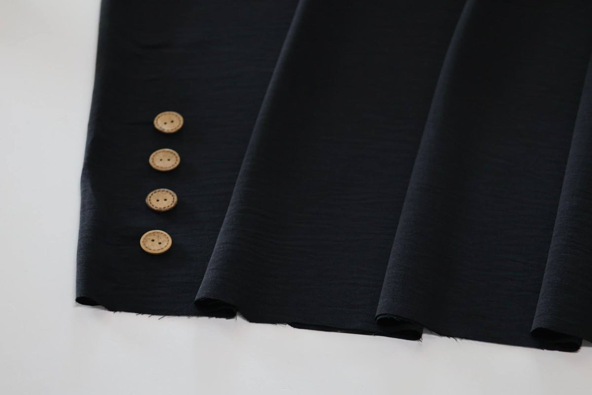 Black Betty polyester by the half yard