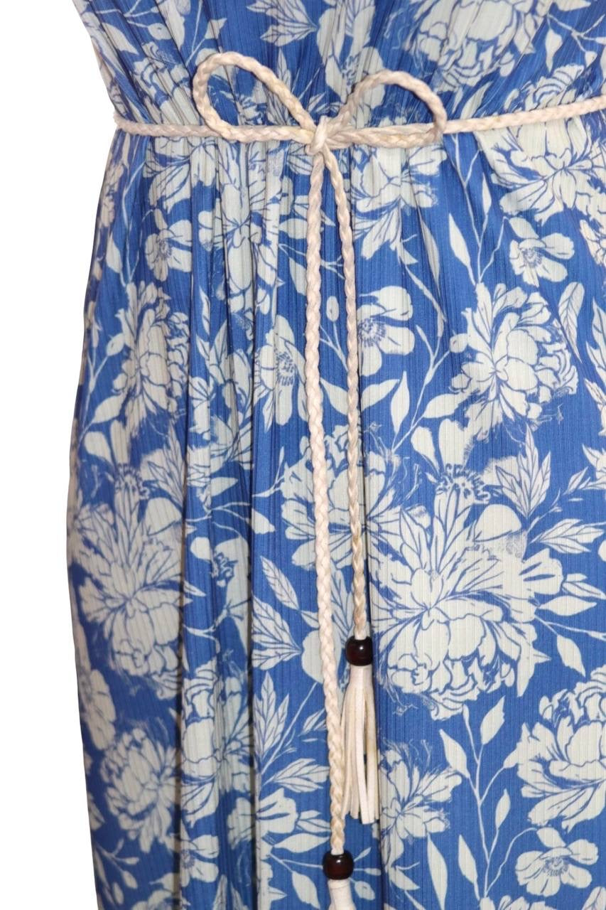 Narrow Rib Royal Blue Timeless Peony by the Half Yard