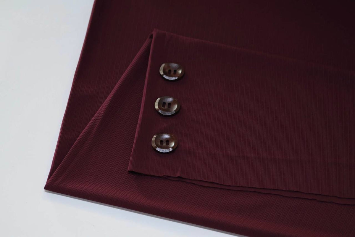 “Burgandy” Ideal Rib Knit by the half yard