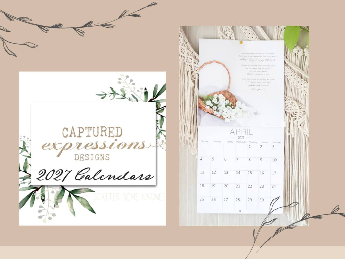 Captured Expressions Calenders