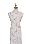 Narrow rib Magenta Graceful Cosmos by the half yard