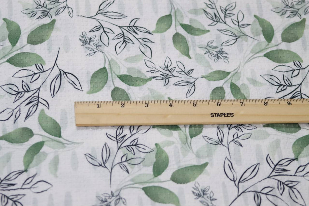 Pucker Poly Leaf design 
by the half yard