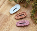 Handmade Crocheted Hair Clips