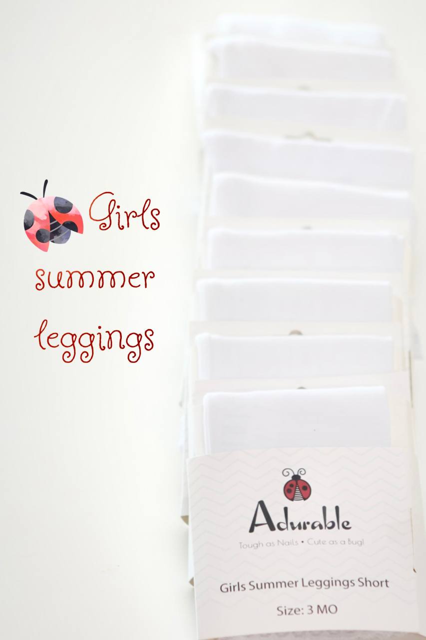 NEW Girls Summer lace edge leggings Short