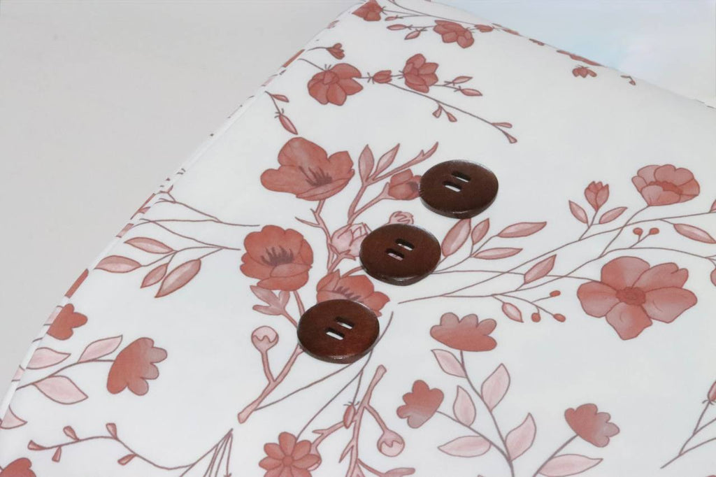 Butter knit Vintage Rosewood Floral by the half yard