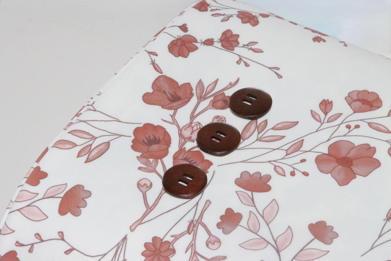 Butter knit Vintage Rosewood Floral by the half yard