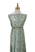 Exclusive Pucker Poly Sage Vintage daisy by the Half Yard