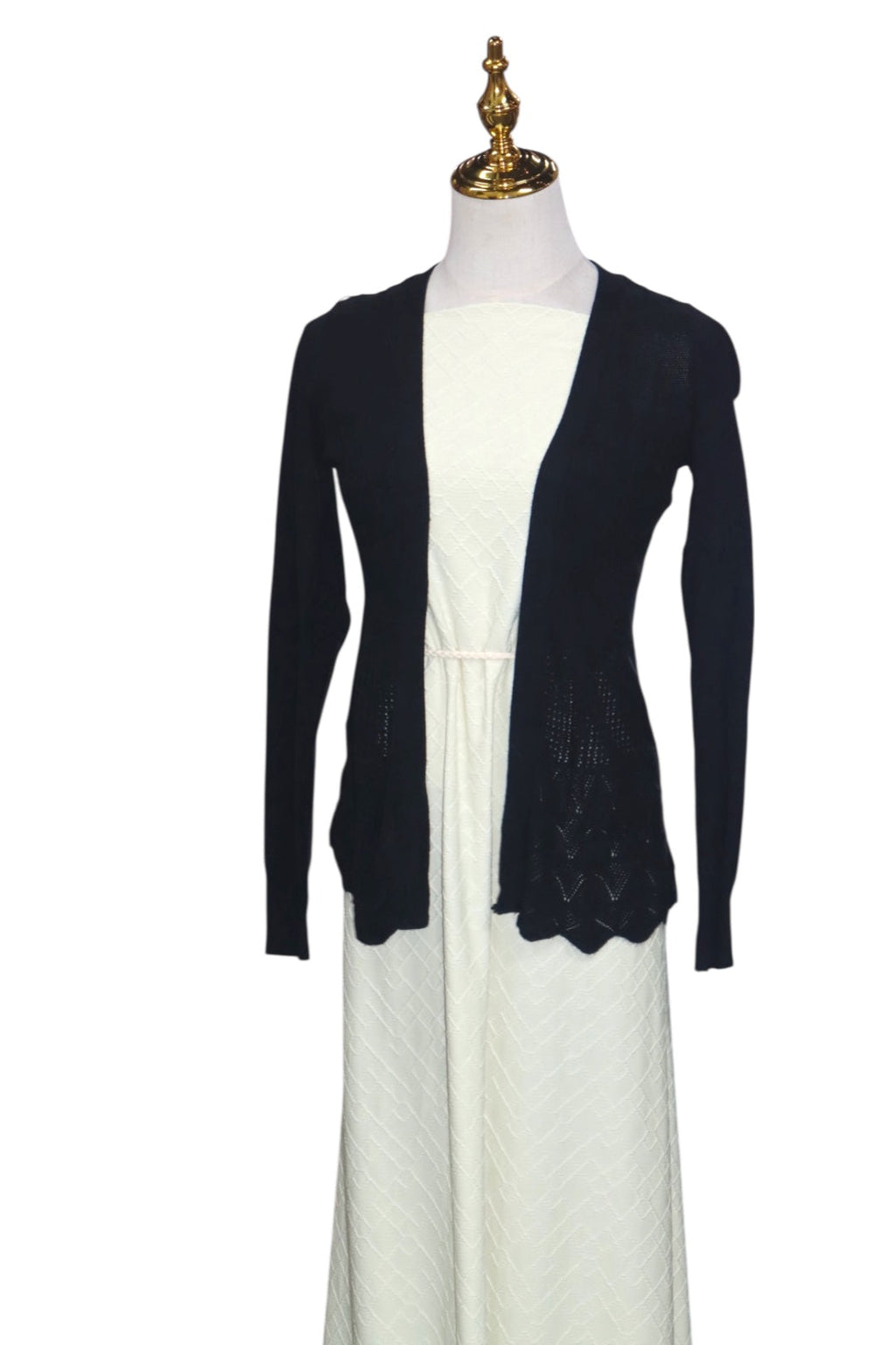 Raised diamond Jacquard knit solid￼ by the Half Yard