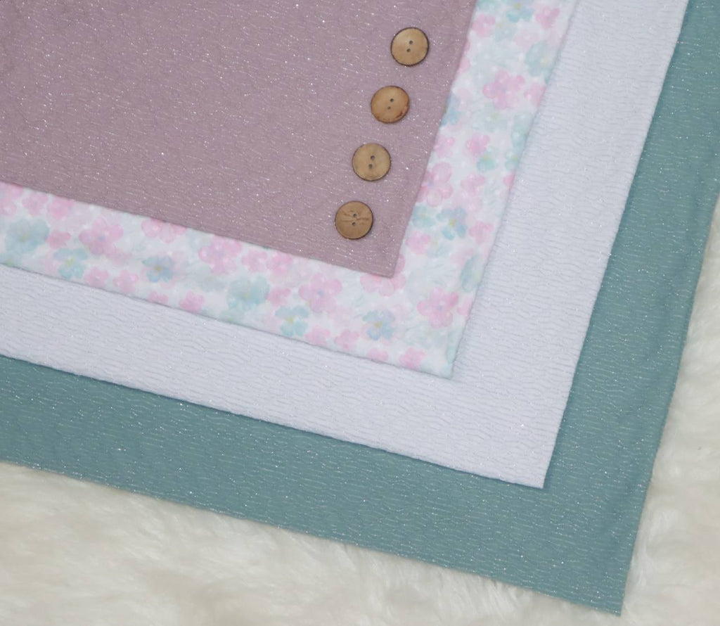 Dainty Glitter Diamond Knit   Solid by the half yard