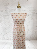 Earthy Variegated floral Petite Rib by the half yard