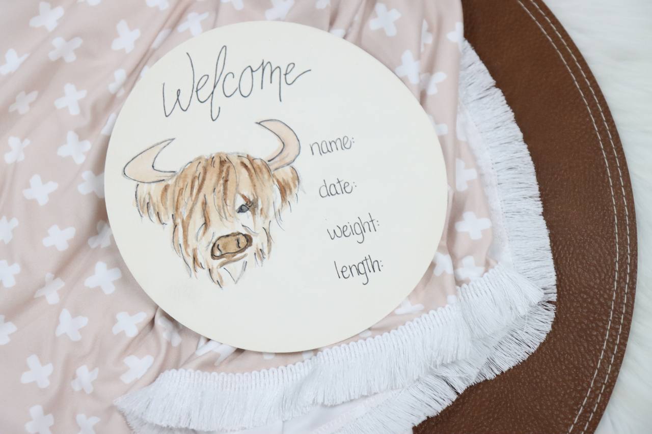 Beige Boho Design
Double brushed by the half yard
