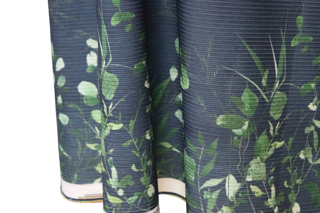 Narrow Rib Knit Spring Greenery 
9” Border Design by the half yard