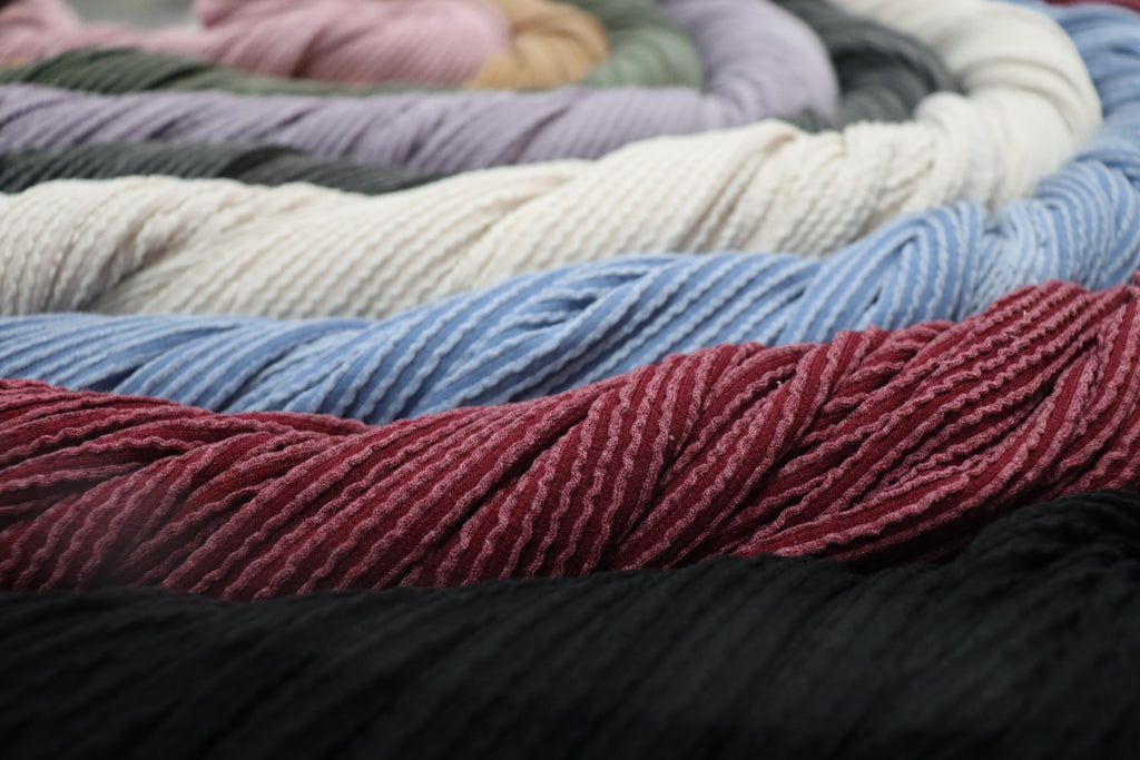 Jacquard Rib Knit Solid by the half yard