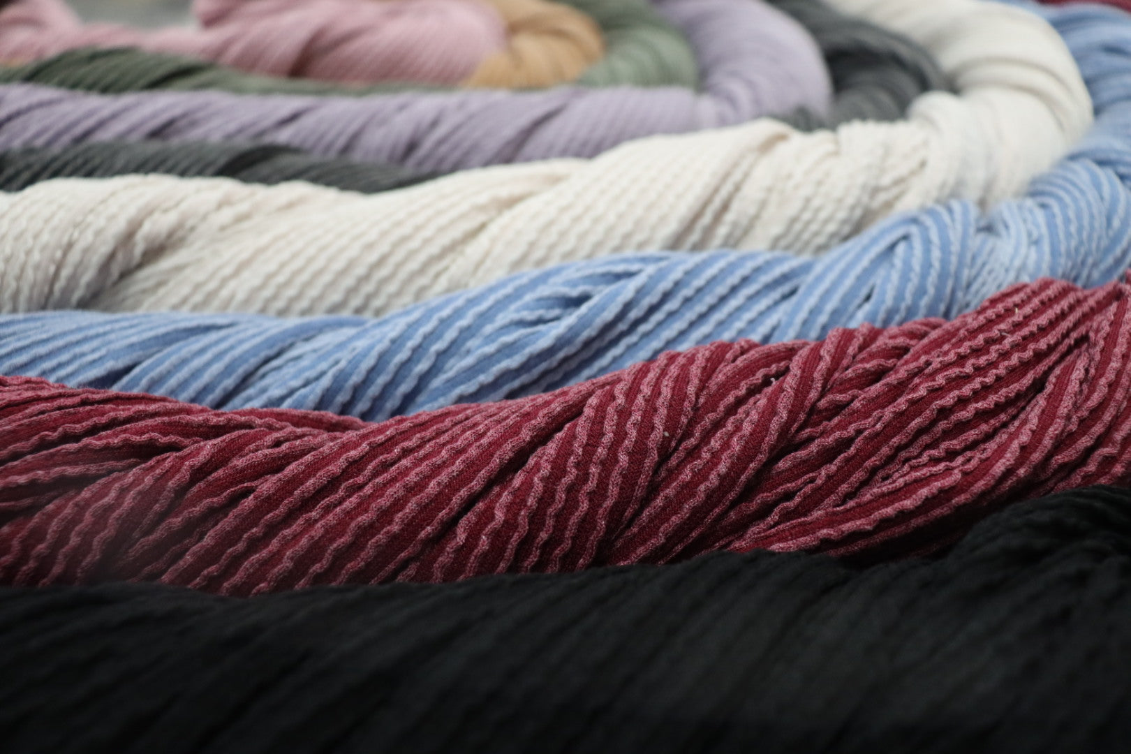 Jacquard Rib Knit Solid by the half yard