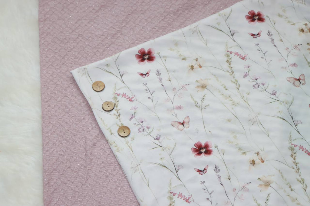 Exquisite Berry Blush Ephemerals Feather Poly