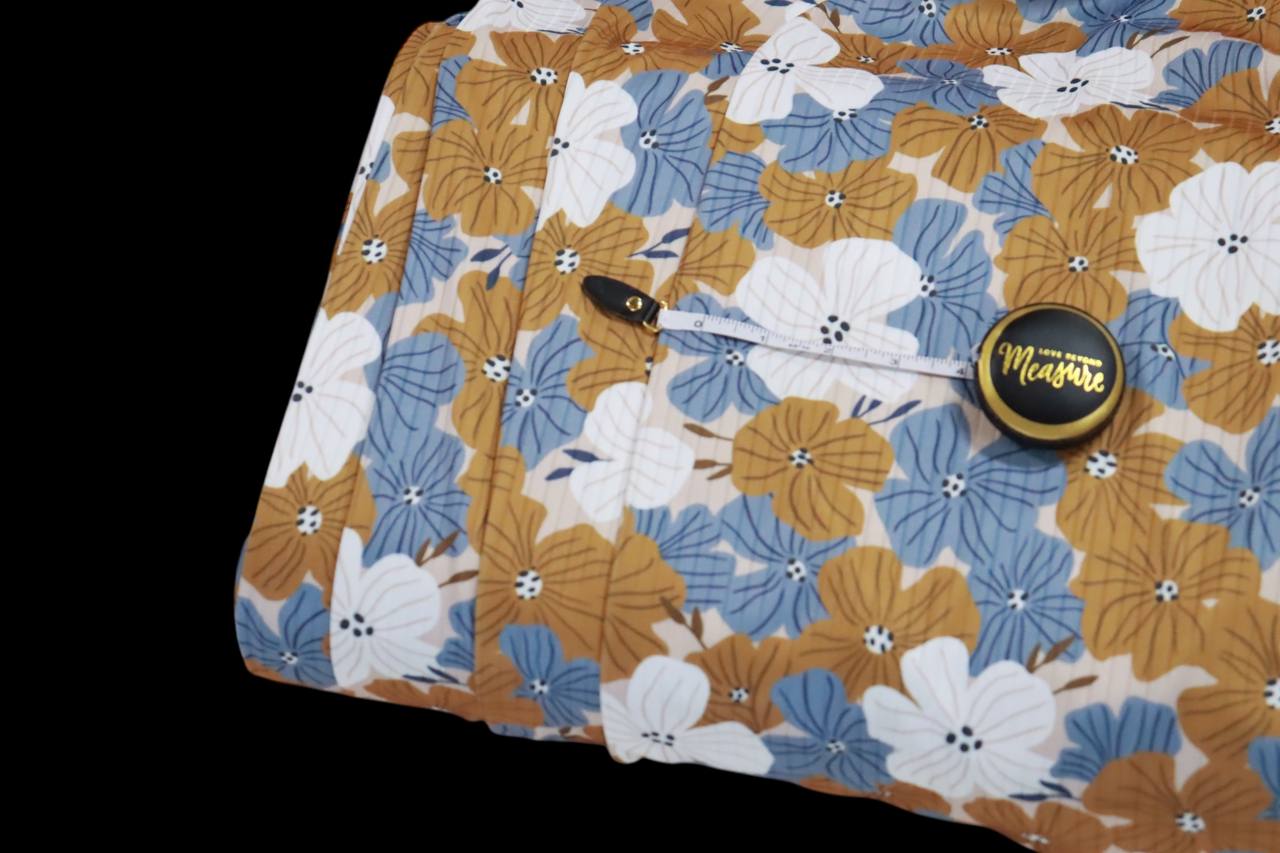 Vintage Gold Blooms
by the half yard Wide Rib