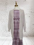 Painted Wine Plaid 
by the half yard Lightweight Liverpool